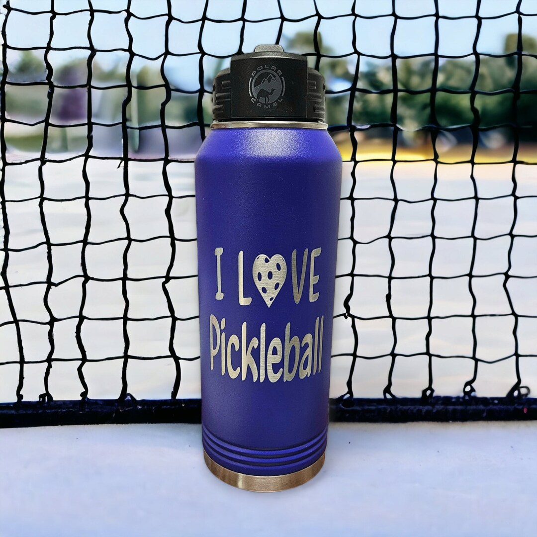 I Love Pickleball - Laser Engraved 32 Oz Polar Camel Water Bottle - Etsy