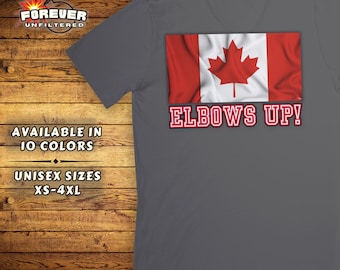 Elbows Up Canada Tee - Canadian Pride Unisex Tee - Patriotic Canadian Pride Gift - Canada Is Not For Sale - Made In Canada - Canada First