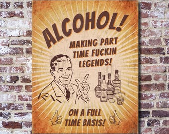 Targa Metallica Vintage 20x30cm "Group Therapy" | Insegna Divertente Per Bar E Cucina