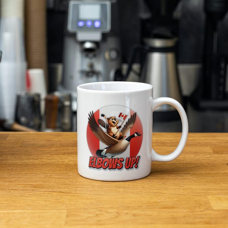 ForeverUnfiltered Elbows Up Canada Coffee Mug