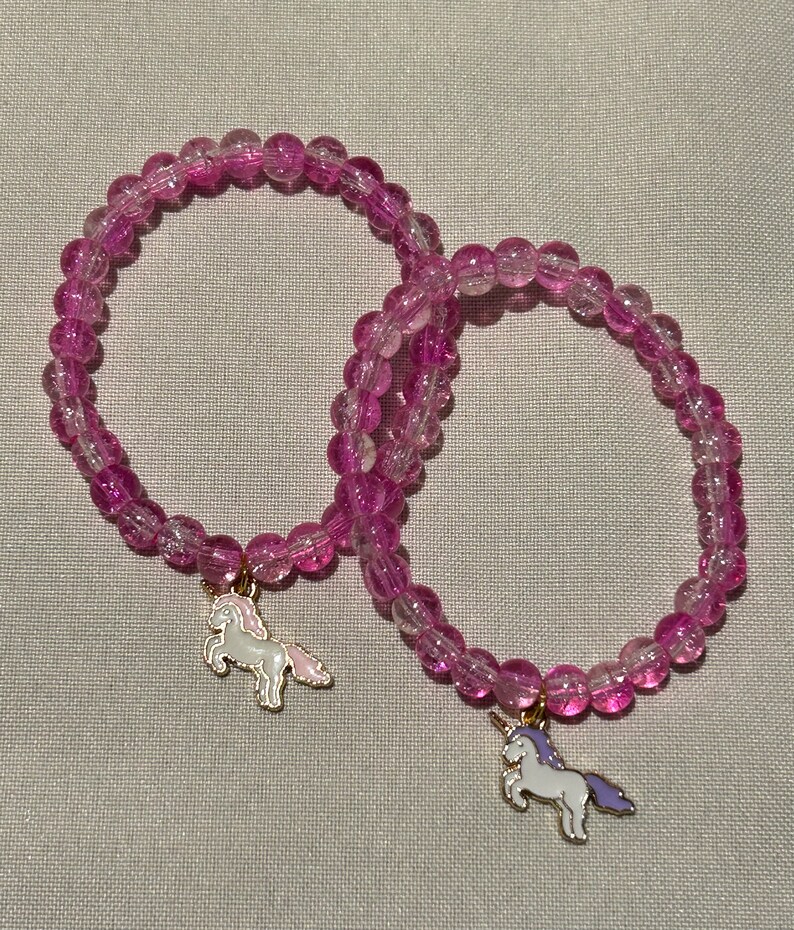 Elegante Kids Castle Bird Unicorn Rainbow Bracelet