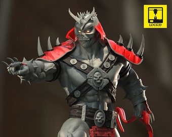 Fan Art Shao Kahn and Goro from MK - Statue 3D model 3D printable