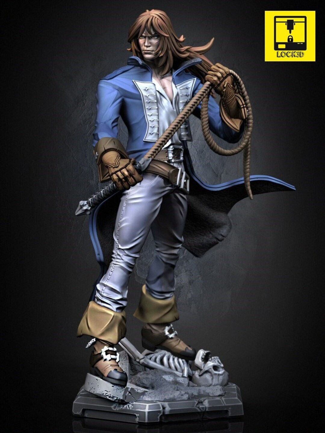 Richter Belmont Castlevania 3D STL File for 3D Printer 3D - Etsy