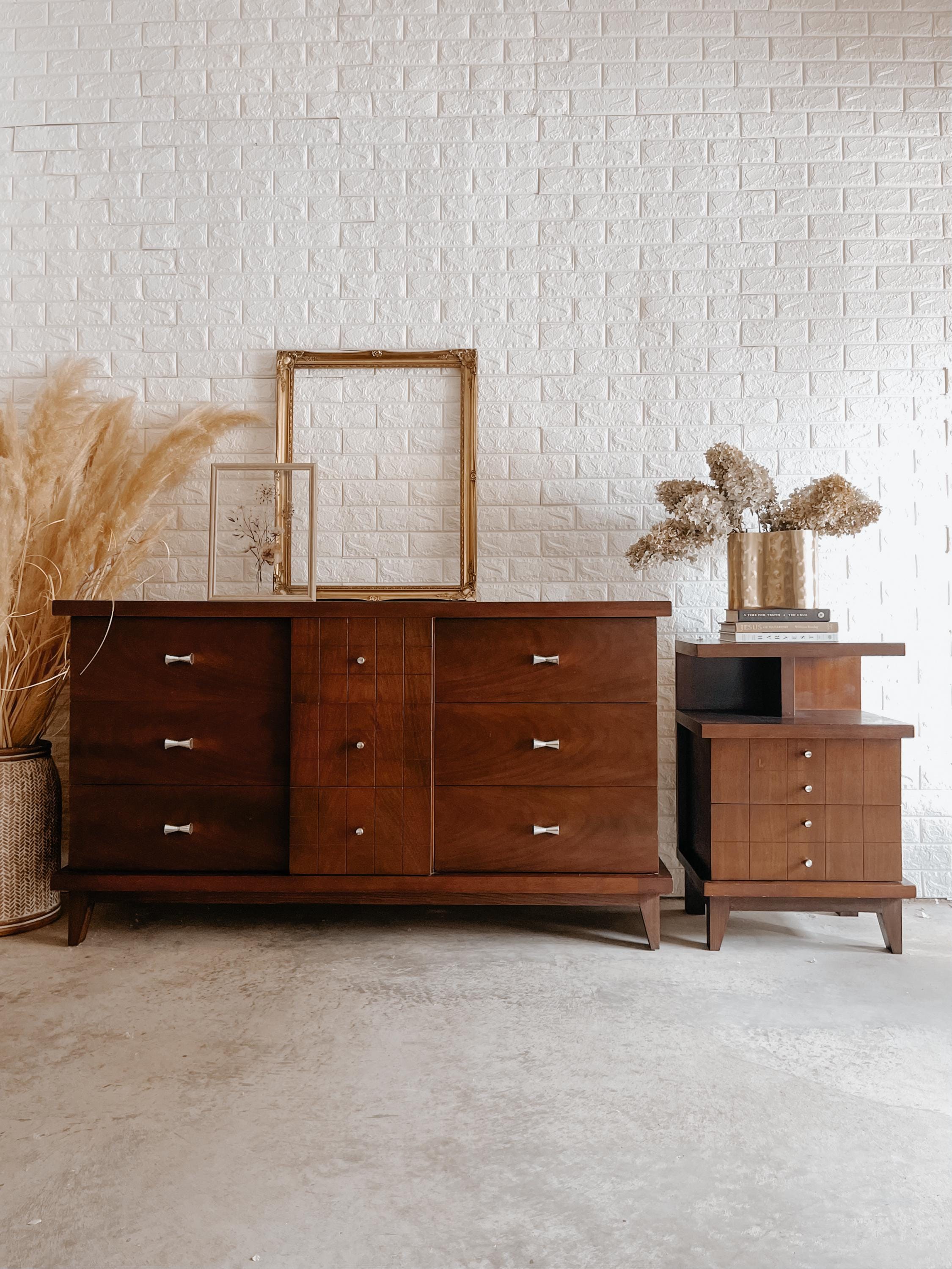 green emerald velvet dress MCM Kent Coffey Continental Nightstand and Dresser in Gray Lacquer – Studio  Sonja Milan