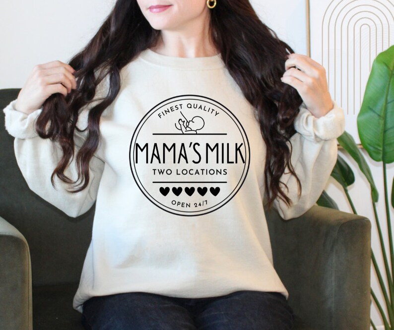 BREASTFEEDING MAMA SWEATSHIRT // Mama's Milk Sweatshirt // Mama's