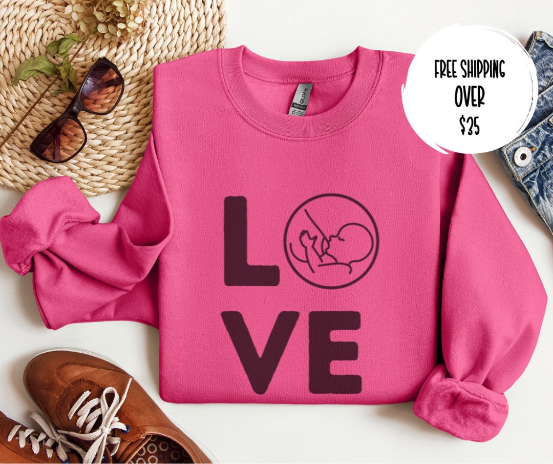 BREASTFEEDING ADVOCACY SWEATSHIRT // Sweatshirt for Breastfeeding Mom