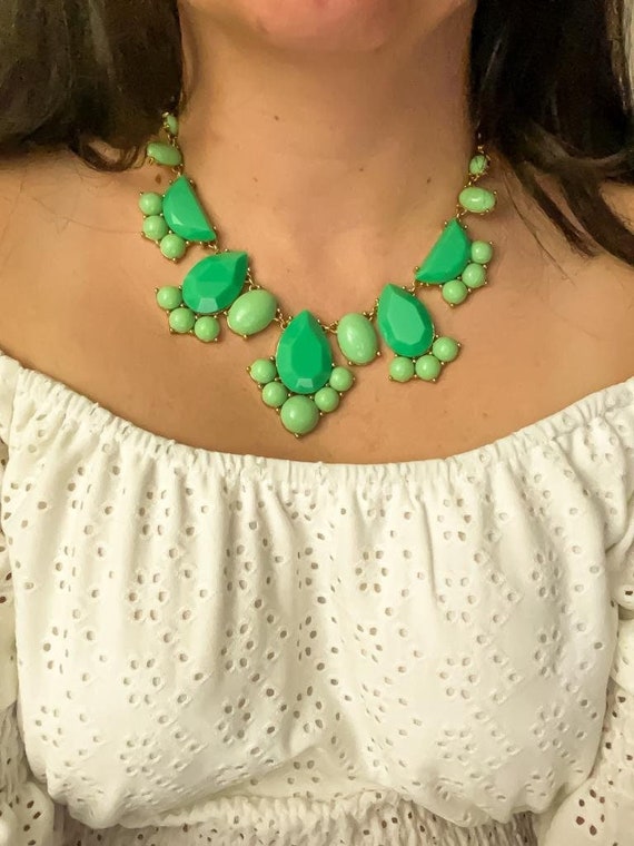 Kate Spade Green and Gold Day Tripper Necklace