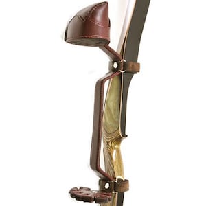Traditional Hunting Outdoor Indoor Target Archery Recurve/Longbow Holder Full Grain Leather Hip/Waist/Side/Belt Arrow Quiver 16&quot;/20&quot;