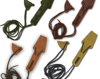 Traditional Archery,Hunting Indoor Outdoor Shooting Leather Longbow, Recurve Bow Stringer Tip/Limb Bow String Install Tool Rope Accessories