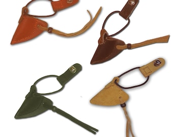 Traditional Archery,Hunting Indoor Outdoor Target Shooting Leather Longbow String Keeper Tip/Limb Bow String Install Tool Rope Accessories