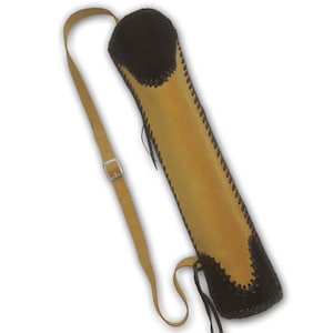 Cible extérieure intérieure traditionnelle tir à l&#39;arc/chasse arc long/arc classique/arc à poulies sac à bandoulière chasse fait main en cuir flèche arrière carquois