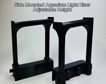 Side Mounted Aquarium Light Riser | Adjustable Height |