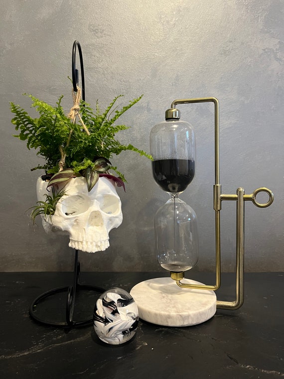 Skull Planter - Gothic Pot for Home Decor