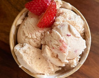 Homemade Ice Cream Digital Recipe Book Printable Download Clean Dessert Recipe From Scratch Dessert Pdf Raw Milk Icecream Instructions