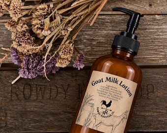 Goat Milk Lotion for Dry Skin Hydrating Shea Butter Body Butter Eczema Cream Moisturizer Organic Lotion Artisan Skincare Baby Spa Gift Set