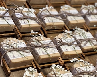 Personalized Goat Milk Soap Favors  Custom Name Wedding & Party Gift  Bulk Bridal Shower Favors