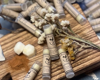 Raw Goat Milk “Horchata Cinnamon Roll” Lip Balm