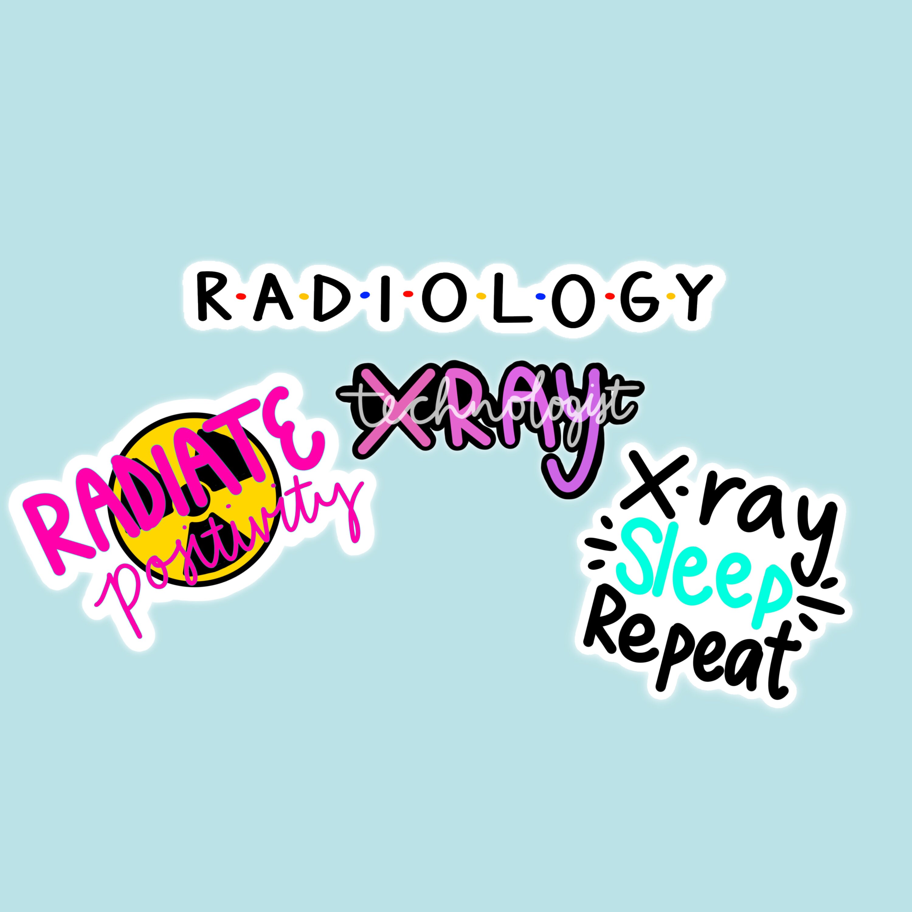 Radiology Sticker Bundle - Etsy