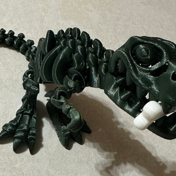 3d Printed Dinosaur Skeleton Etsy