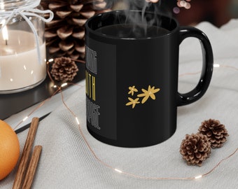 11oz zwarte mok, koffiemok,