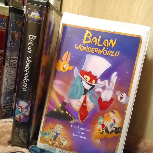 Balan Wonderworld Switch VHS Case and Keepsafebox