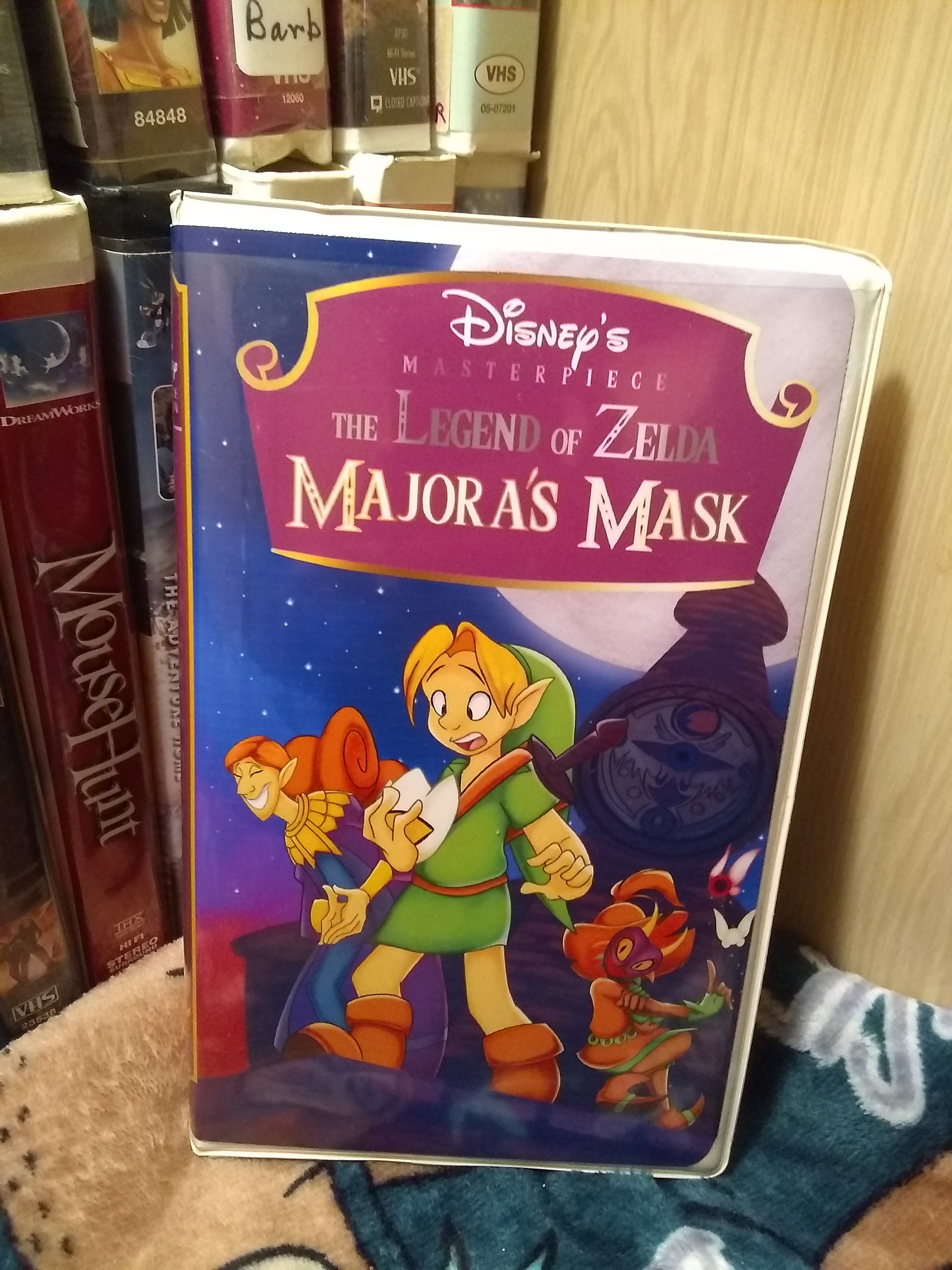 Legend of Zelda Majora's Mask N64 & 3DS VHS Case and Keepsafebox