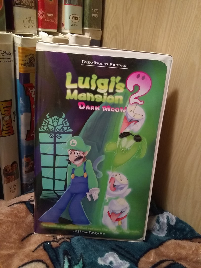 Luigi's Mansion 2 Dark Moon 3DS & Switch VHS Case and Keepsafebox Etsy