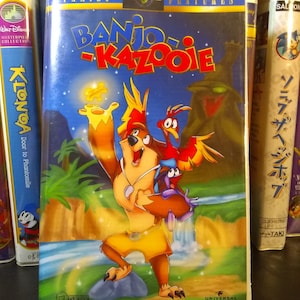 Banjo Kazooie N64 VHS Case and Keepsafebox