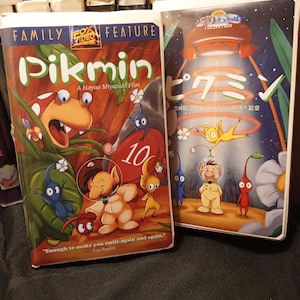 Pikmin Game Cube & Switch VHS Case and Keepsafebox