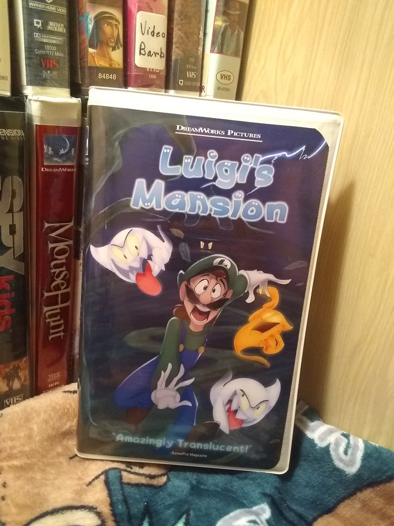 Luigi's Mansion Game Cube & 3DS VHS Case and Keepsafebox Etsy
