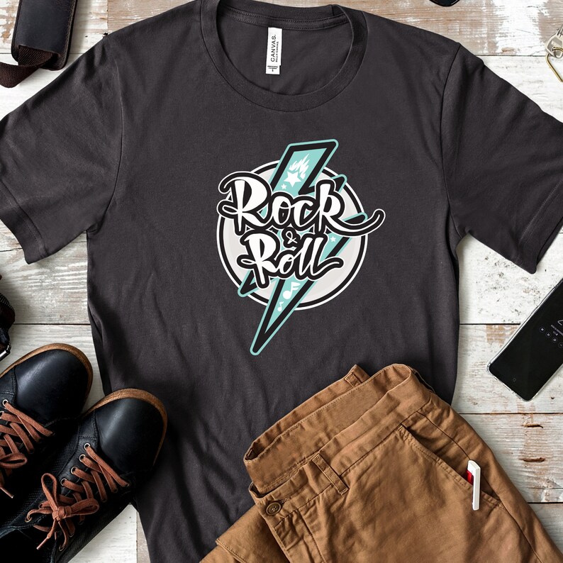 Rock N Roll Svg Rock and Roll Svg Rock and Roll Girl Svg - Etsy
