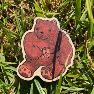 Ikea Bear Djungelskog wooden pin
