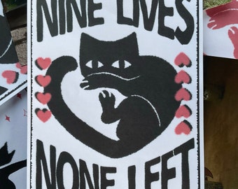 Cat Poster print