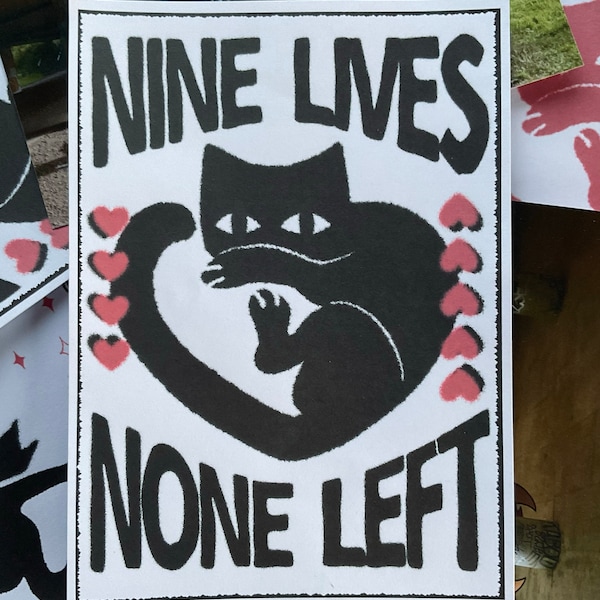 Cat Poster print