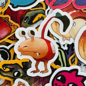 Bulbmin Pikmin inspired sticker