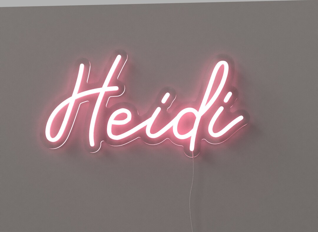 Custom LED Neon Sign Name Neon Light Personalised Faux Neon Etsy UK