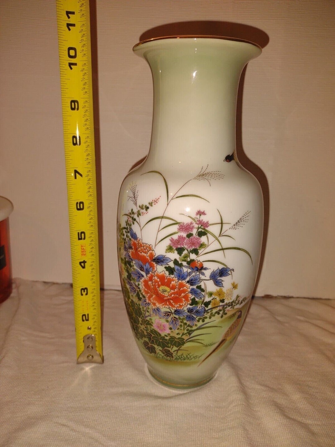 Toyo Botan Bird of Paradise Floral Garden Japanese Vase Etsy