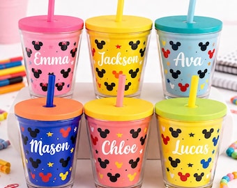 Personalized Mini Mouse-ear Styled Theme Kids Tumbler