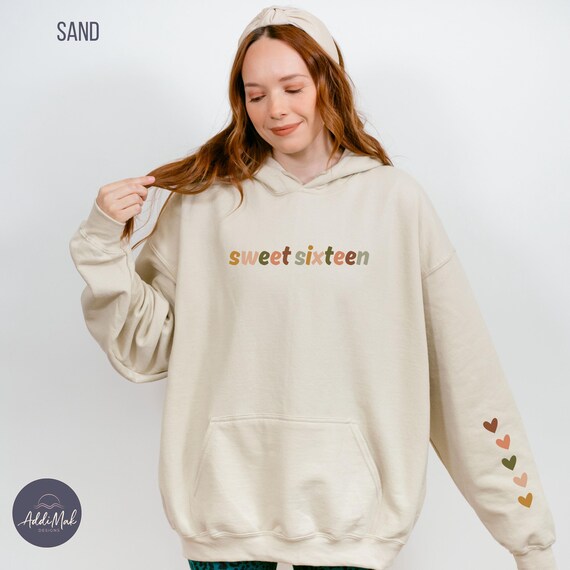 Boho Sweet Sixteen Hoodie, Birthday Hoodie, Milestone Birthday