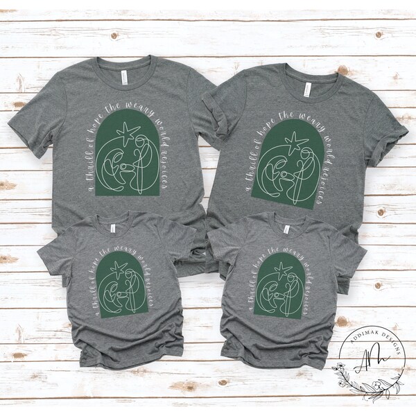 Nativity Family Pajamas Etsy