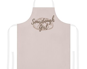 Sourdough Girl Apron, Mothers Day, Gift for Mom, Kitchen Accessory, Gift for Foodie, Bread Baker, Homemaker, Baking Theme Gift, Gift for Her