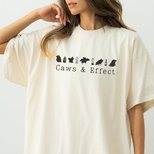 Funny Crow Graphic Tee: Sarcastic Raven Bird Lover Comfort Colors Shirt