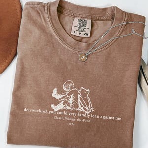 Maglietta dell&#39;amicizia di Winnie the Pooh, maglietta di Christopher Robin, maglietta Comfort Colors, classico Winnie the Pooh, regalo con illustrazione vintage del 1926