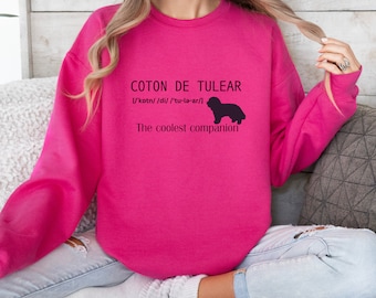 Coton de Tulear Sweatshirt, Coton Definition Shirt, Dog Lover Sweatshirt, Dog People Shirt, New Dog Owner Gift, Pet Lover Shirt, Funny Shirt