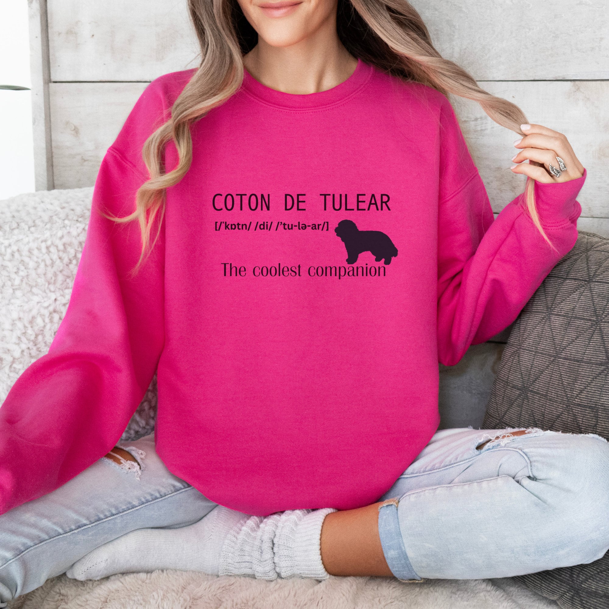 Sweat-shirt Fille TU En Coton Rose - Taille 8 Ans, Manches Longues, Col Rond, Très Bon état