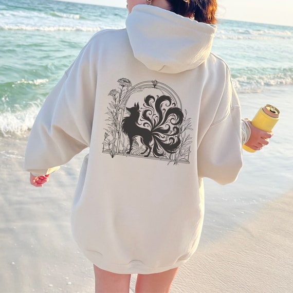 Nine tailed fox hoodie hotsell