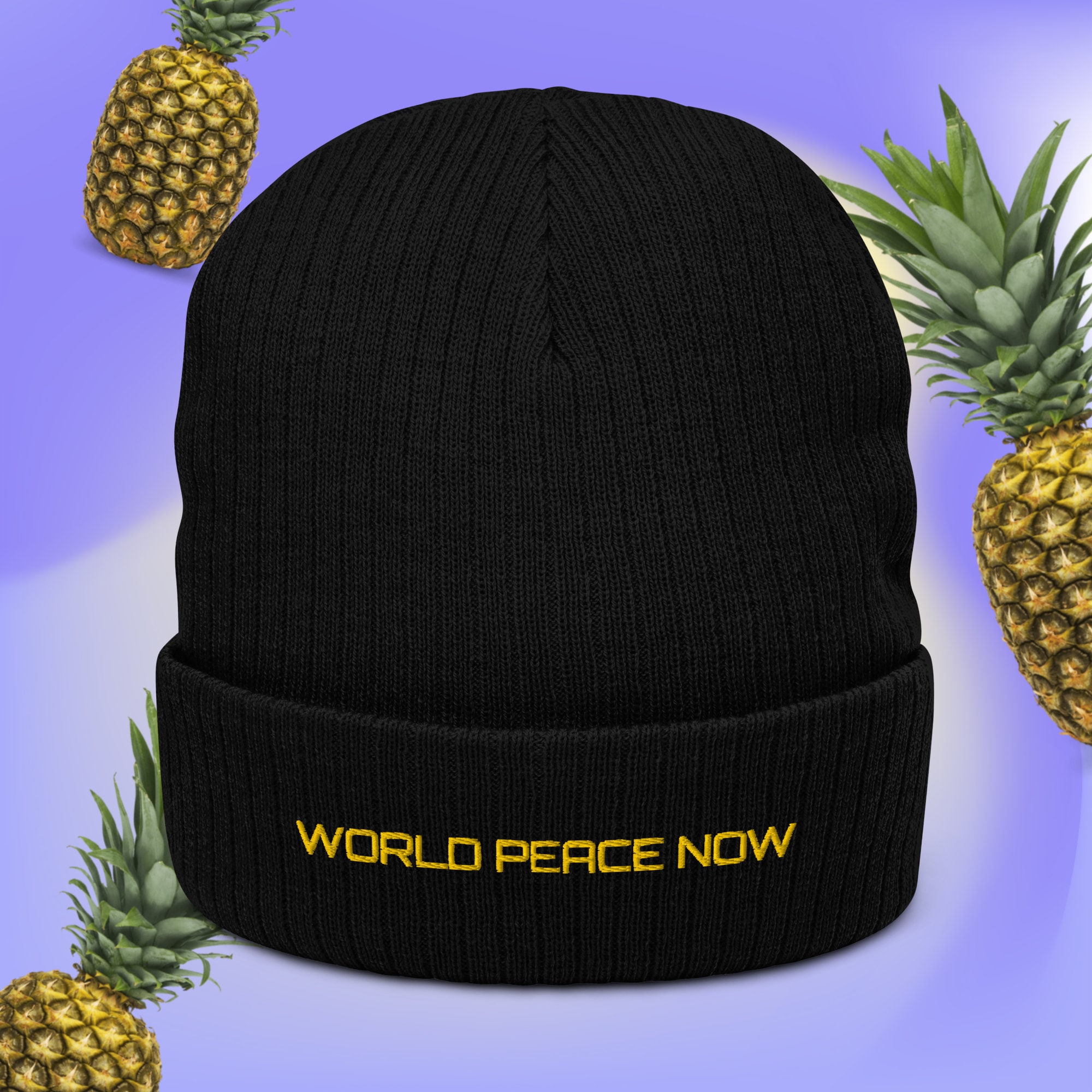 FAKE AS FLOWERS/WORLD PEACE BEANIE – Re'verth ONLINE SHOP