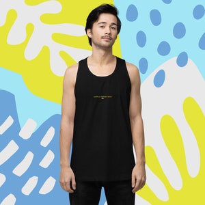 Men’s Premium Tank Top - WORLD PEACE X UKRAINE