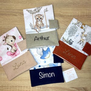 Protège carnet de santé personnalisé bébé – cadeau naissance personnalisé – couverture carnet de santé bébé – cadeau baby shower – fait main