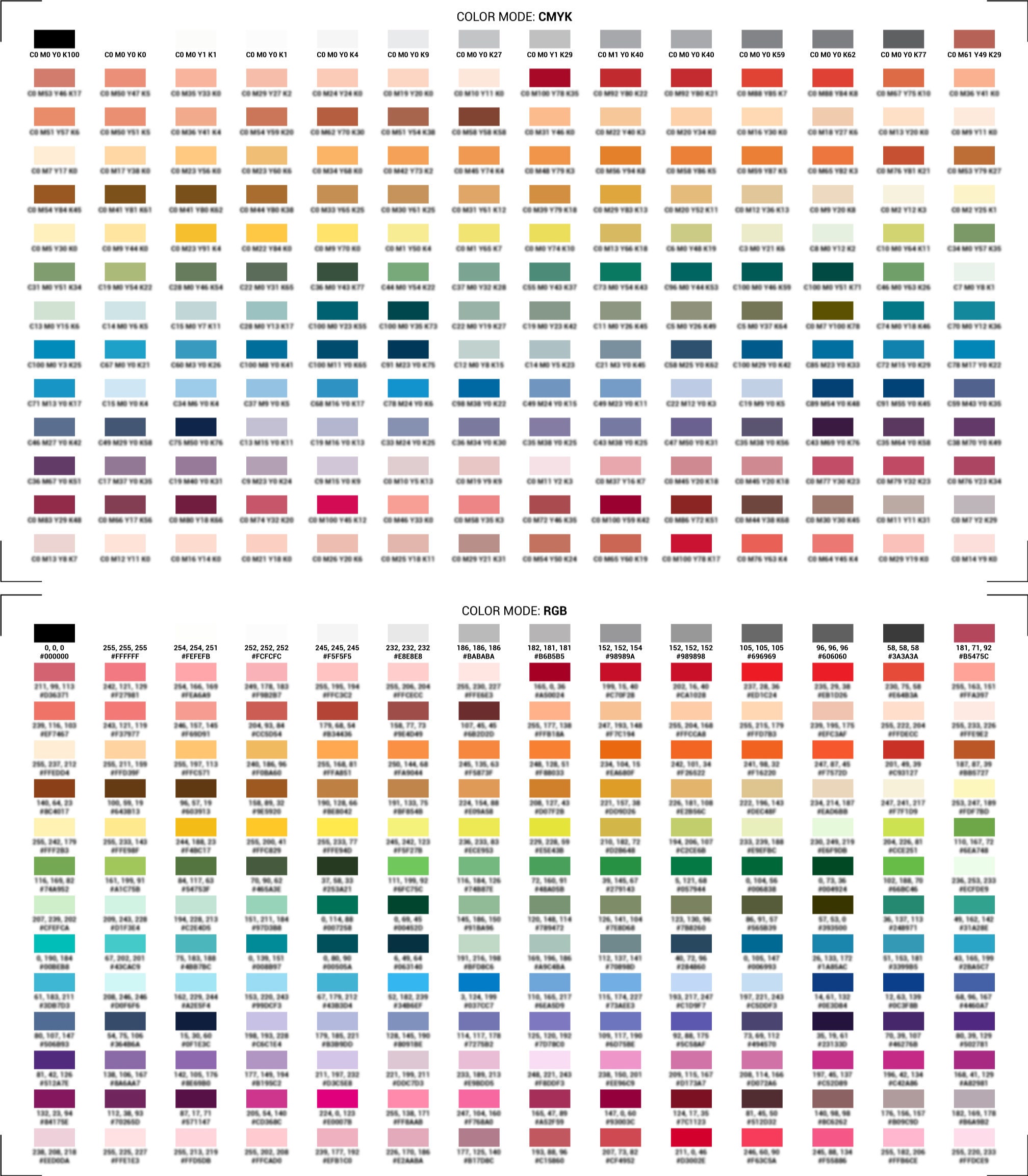 Color Swatches 